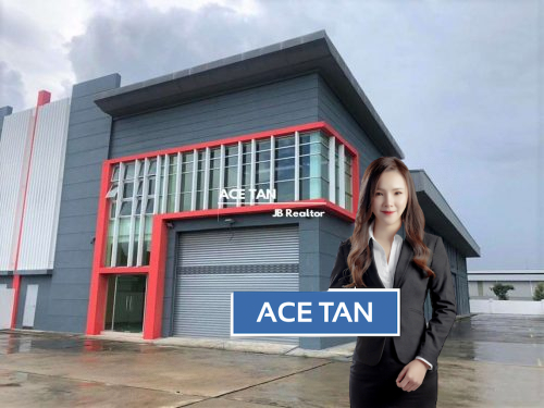 Johor semi-detached factory by ace tan property agent