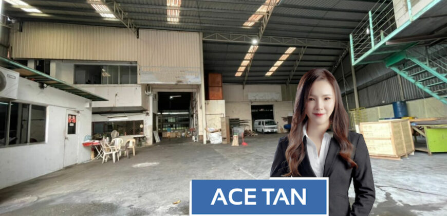 Johor Jaya – 1.5 Storey Corner Terrace Factory – FOR RENT