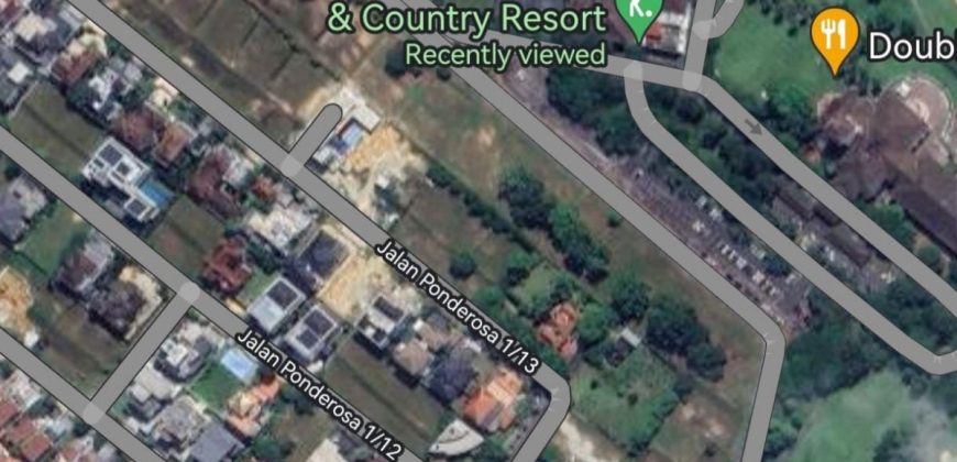 Ponderosa Villa @ Taman Ponderosa – Bungalow Land – FOR SALE