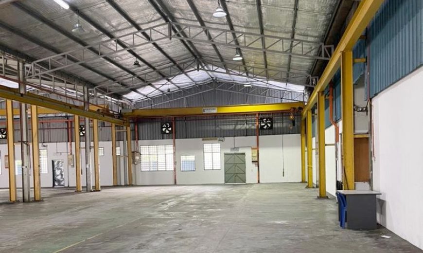 Ulu Tiram – 1.5 Storey Detached Factory – FOR RENT