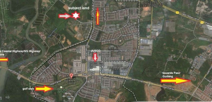 Permas Jaya – Commercial Land – FOR SALE