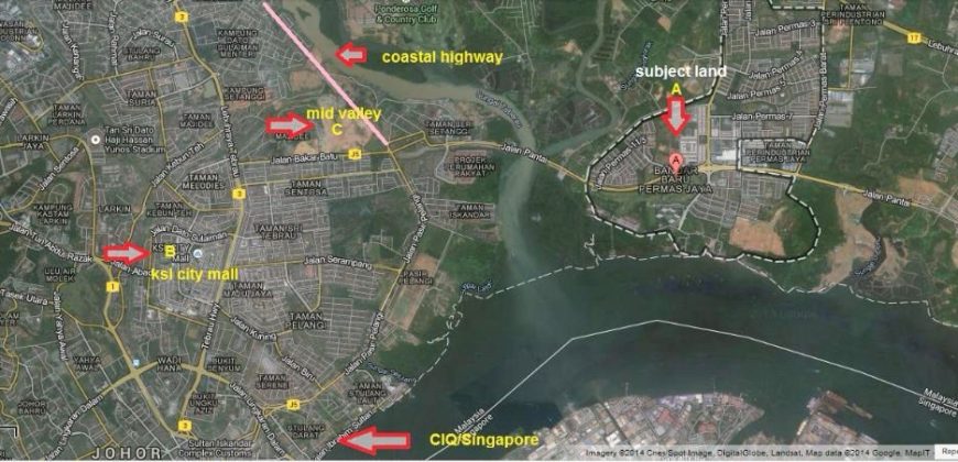 Permas Jaya – Commercial Land – FOR SALE