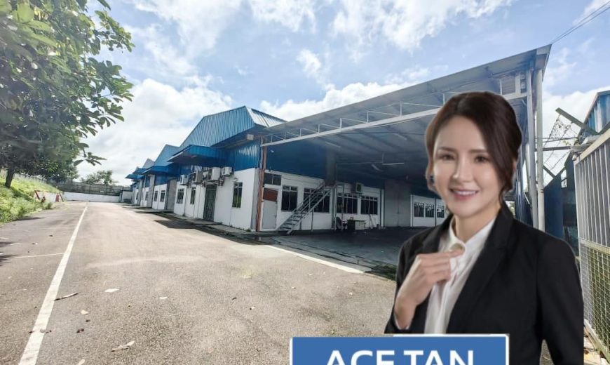 Sungai Tiram @ Ulu Tiram – 1 Storey Detached Factory – FOR SALE