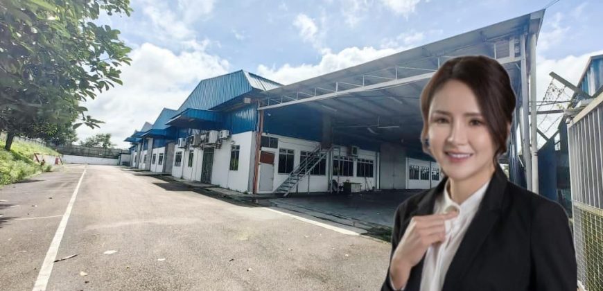 Sungai Tiram @ Ulu Tiram – 1 Storey Detached Factory – FOR RENT