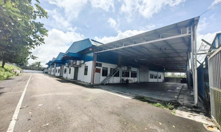 Sungai Tiram @ Ulu Tiram – 1 Storey Detached Factory – FOR SALE