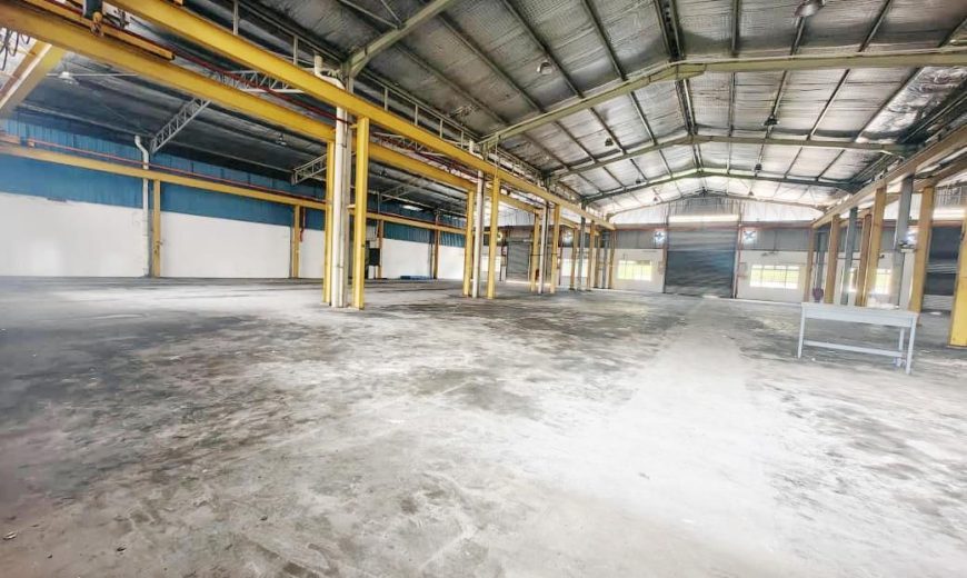 Sungai Tiram @ Ulu Tiram – 1 Storey Detached Factory – FOR SALE