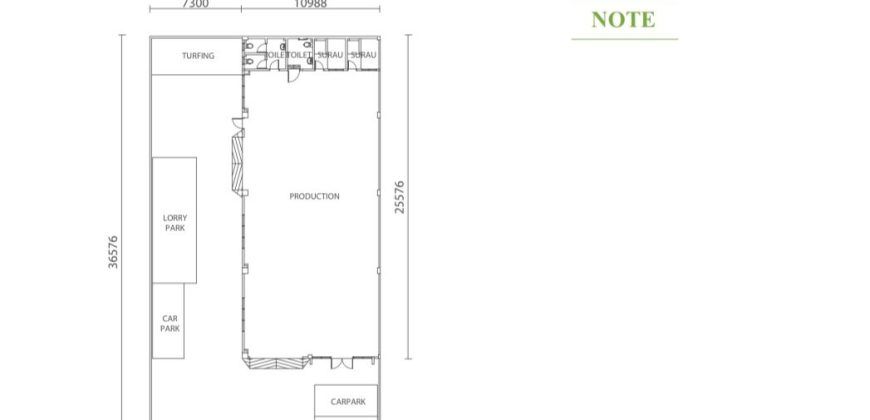 Eco Business Park 1 – 1.5 Storey Cluster Factory – FOR RENT