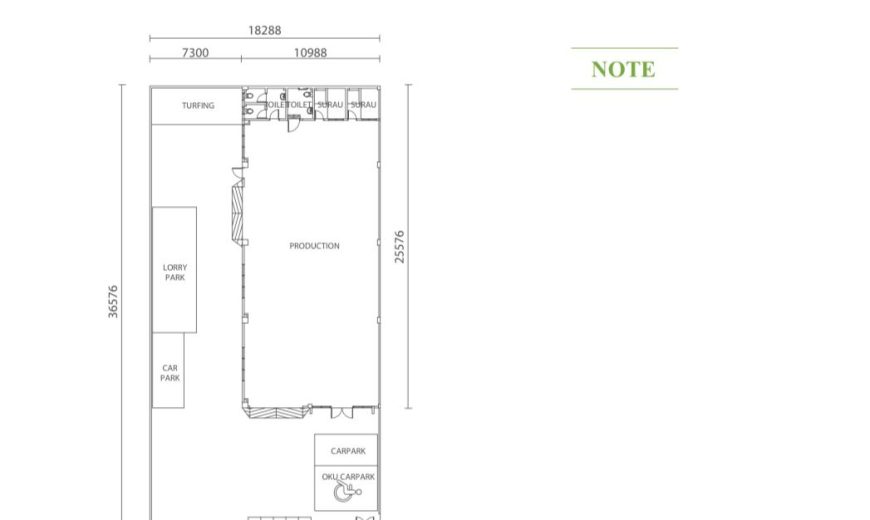 Eco Business Park 1 – 1.5 Storey Cluster Factory – FOR RENT