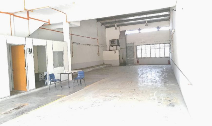 Taman Perindustrian Tampoi Jaya – 1.5 Storey Terrace Factory – FOR RENT