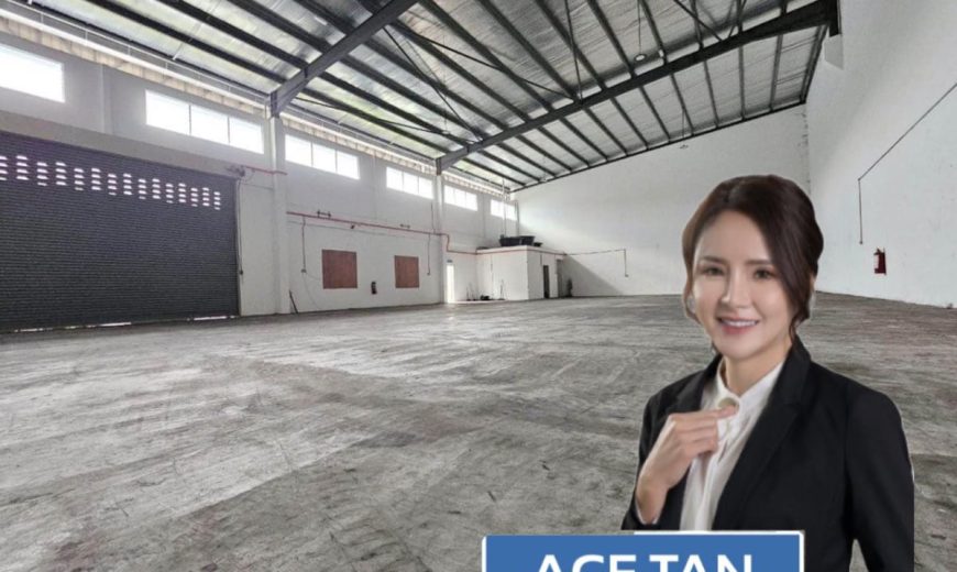 Taman Perindustrian Cemerlang @ Desa Cemerlang – 1.5 Storey Cluster Factory – FOR RENT