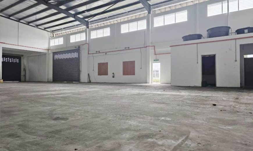 Taman Perindustrian Cemerlang @ Desa Cemerlang – 1.5 Storey Cluster Factory – FOR RENT