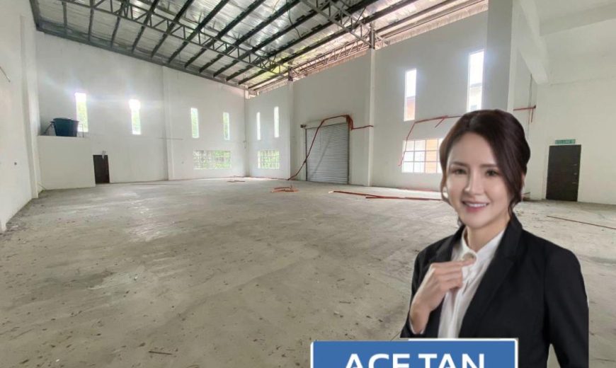 Tiong Nam Industrial Park @ Kempas – 1.5 Storey Semi Detached Factory – FOR RENT