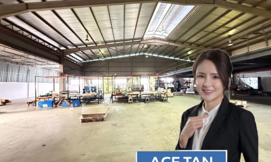 Kawasan Perindustrian Taman Johor – 1.5 Storey Smei Detached Factory – FOR RENT